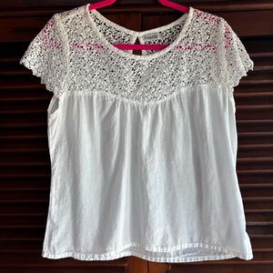 Siganka Size S 100% cotton white blouse